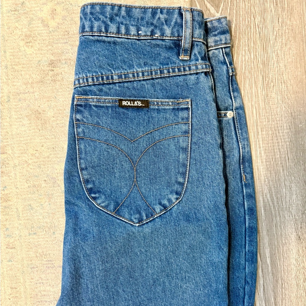 ROLLA'S Classic Blue High-Waist Jeans